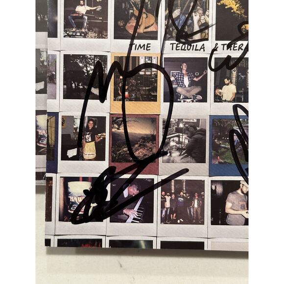 OLD DOMINION Band Signed Time Tequila & Therapy Booklet w/ New CD Matthew Ramsey - Picture 4 of 9